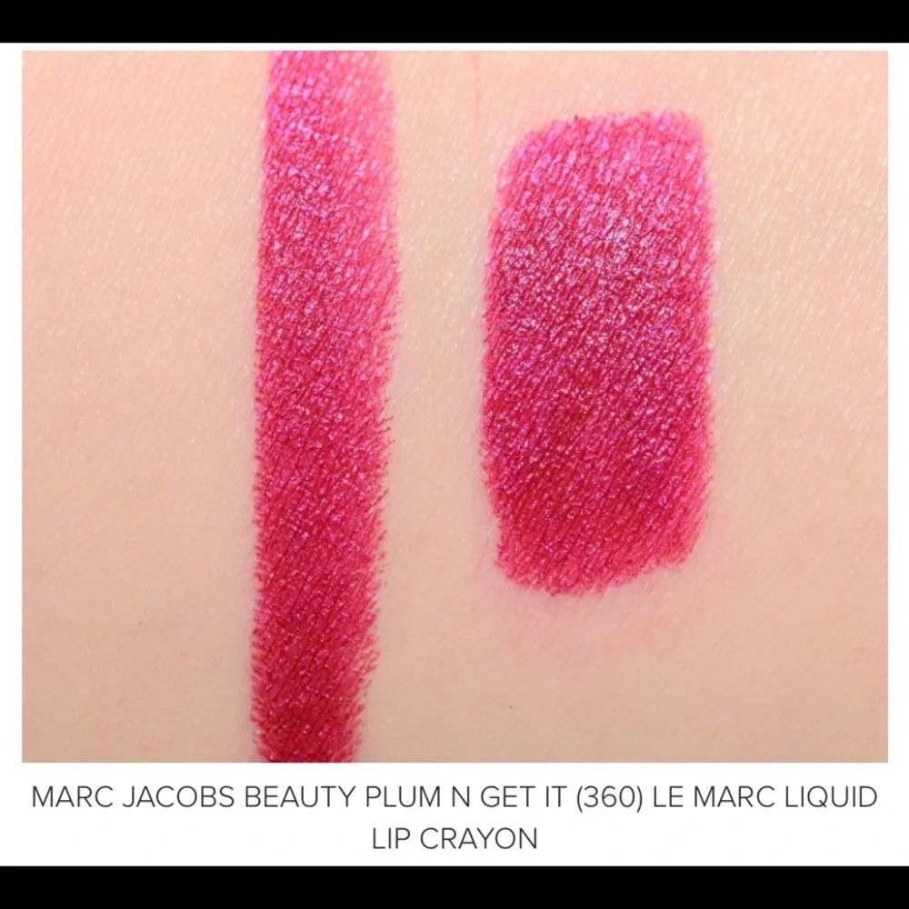 Plum N Get It (360) MARC JACOBS BEAUTY LE MARC LIQUID LIP CRAYON